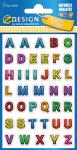 Zweckform Sticker Buchstaben mit Glitzer 1 Bogen - Z-Design