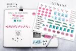 Zweckform Trend Sticker A5 Tage und Monate 2 Bögen - LETTERING, Z-Design
