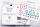 Zweckform Trend Sticker A5 Tage und Monate 2 Bögen - LETTERING, Z-Design