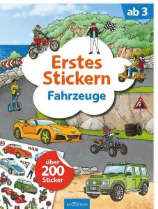 Erstes Stickern Fahrzeuge ab 3 Jahren