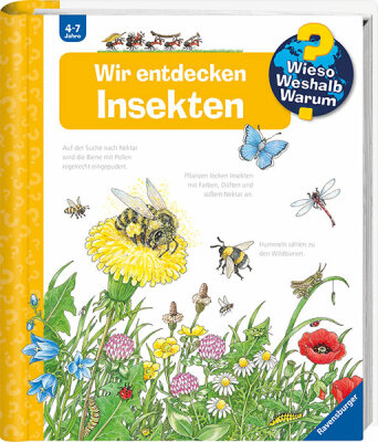 Ravensburger Buch Junior 39 Wir entdecken Insekten - Mein junior zum Hören Wieso, Weshalb, Warum? - ab 4 Jahren