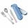 Besteck-Set Adult Concept - storm blue - 3-tlg. + Dose