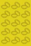 Peel Off Sticker Ringe, gold