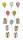 Handmade Sticker Luftballon und Geschenke