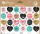 Zweckform Trend Sticker A5 Deco Geschenkaufkleber 2 Bögen - Z-Design
