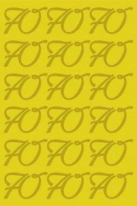 Peel Off Sticker 70 gold