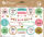 Zweckform Trend Sticker A5 Deco Geburtstag 2 Bögen - Z-Design