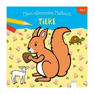 Mein allererstes Malbuch Tiere - ab 3 Jahren Arena
