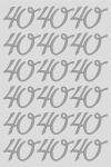 Peel Off Sticker 40 silber