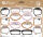 Zweckform Trend Sticker A5 Küche Mit Liebe gemacht 2 Bögen - Beschriftung, Z-Design