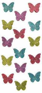 Sticker Glitter Schmetterlinge - Rössler