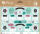 Zweckform Trend Sticker A5 Deco Tischdeko 2 Bögen - Z-Design