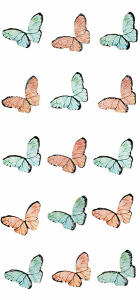 Sticker Soft Glitter Schmetterlinge - Rössler