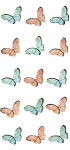 Sticker Soft Glitter Schmetterlinge - Rössler