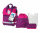 Toolbag Neo Klett 4-tlg. Blossom Fuchsia - mit 3 Klett-Patches, Federbox, Sportbeutel, - Faulenzeretui