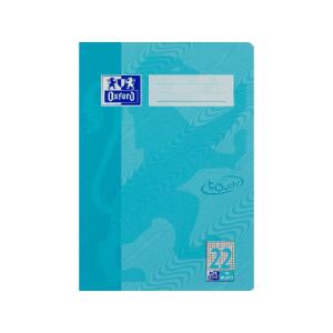Oxford Touch Schulheft A4 16 Blatt L. 22, Hellblau, 16 Blatt Optik Paper, abgerundete Ecken