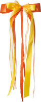 Nestler Schultütenschleife ca. 23 x 50 cm orange/gelb