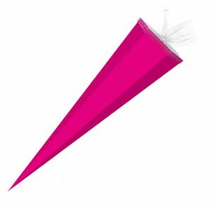 Basteltüte cosmopink 85cm 6-eckig