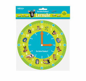 Lernuhr Der kleine Maulwurf ø 20cm - Trötsch