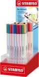 Stabilo Pinselmaler Pen 68 brush Display 80 ST/19 Farben