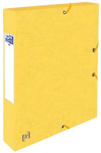 Oxford Sammelbox TOP FILE+, A4, 40mm, aus 425 g/m² Karton, gelb