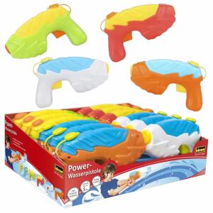 Idena Power-Wasserpistole 17cm farbig sortiert
