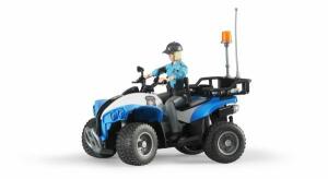 Polizei Quad m.Polizistin und Ausstattung