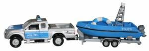 Die Cast Polizei Rettungsboot mit Licht