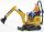 Jcb Mikrobagger 8010 Cts und Bauarbeiter