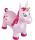 Hüpfpferd Einhorn pink mit Sternen - Größe: 59 x 23 x 53 cm