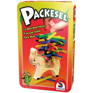 SCHMIDT SPIELE MBS Packesel in Metall- Dose