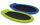 Luftmatratze Lounge Mesh 178x94cm, 2 farbig sort. - blau/grün - Lounge "Mesh-Mat"