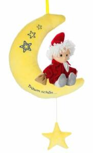 Sandmann Spieluhr Gelb 22cm