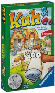 Ravensburger Reisespiel Kuh und Co. - Der tierische Würfelspaß - ab 4 Jahren
