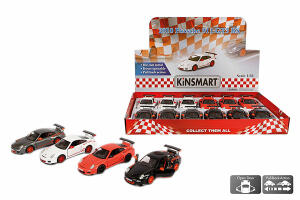 Fahrzeug Porsche 911 GT3 RS sort. 521702 Maßstab 1:36 im Display
