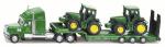 Tieflader m.John Deer Traktoren