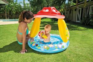 Baby Pool Pilz mit Sonnenschutz, 102x89cm