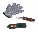 Scout Schnitzset Messer ca.16cm u.Handsch.