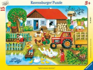 Ravensburger Rahmenpuzzle 15 Teile Was gehört wohin - ab 3 Jahren