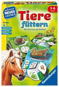 Ravensburger Lernspiel Tiere füttern - Wer frisst was am liebsten? - ab 3 Jahren