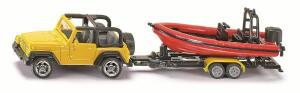 Jeep mit Boot SIKU 1658