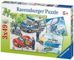 Ravensburger Puzzle 3x49 Teile Polizeieinsatz - ab 5 Jahren