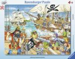Ravensburger Rahmenpuzzle 36 Teile Piraten - Angriff der...