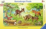 Ravensburger Rahmenpuzzle 15 Teile Waldtiere - Tierkinder...