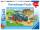 Ravensburger Puzzle 2x12 Teile Fahrzeuge - Baustelle und Bauernhof - ab 3 Jahren