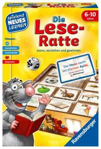 Ravensburger Lernspiel Die Lese Ratte - Lesen verstehen und gewinnen - ab 6 Jahren