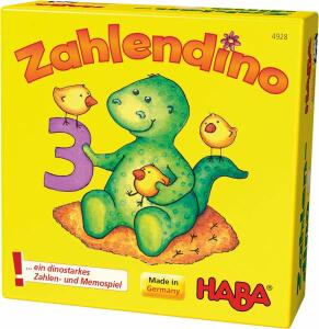 Haba Zahlendino Set Memospiel