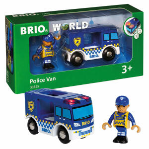 Brio World Polizeiwagen mit Licht und Ton - ab 3 Jahren, Ravensburger