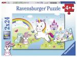 Ravensburger Puzzle 2x24 Teile Einhorn -...