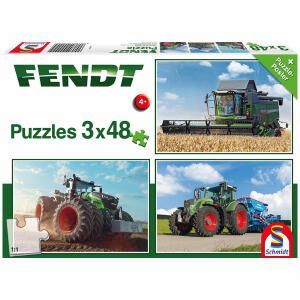 Puzzle 3 x 48 Teile Fendt